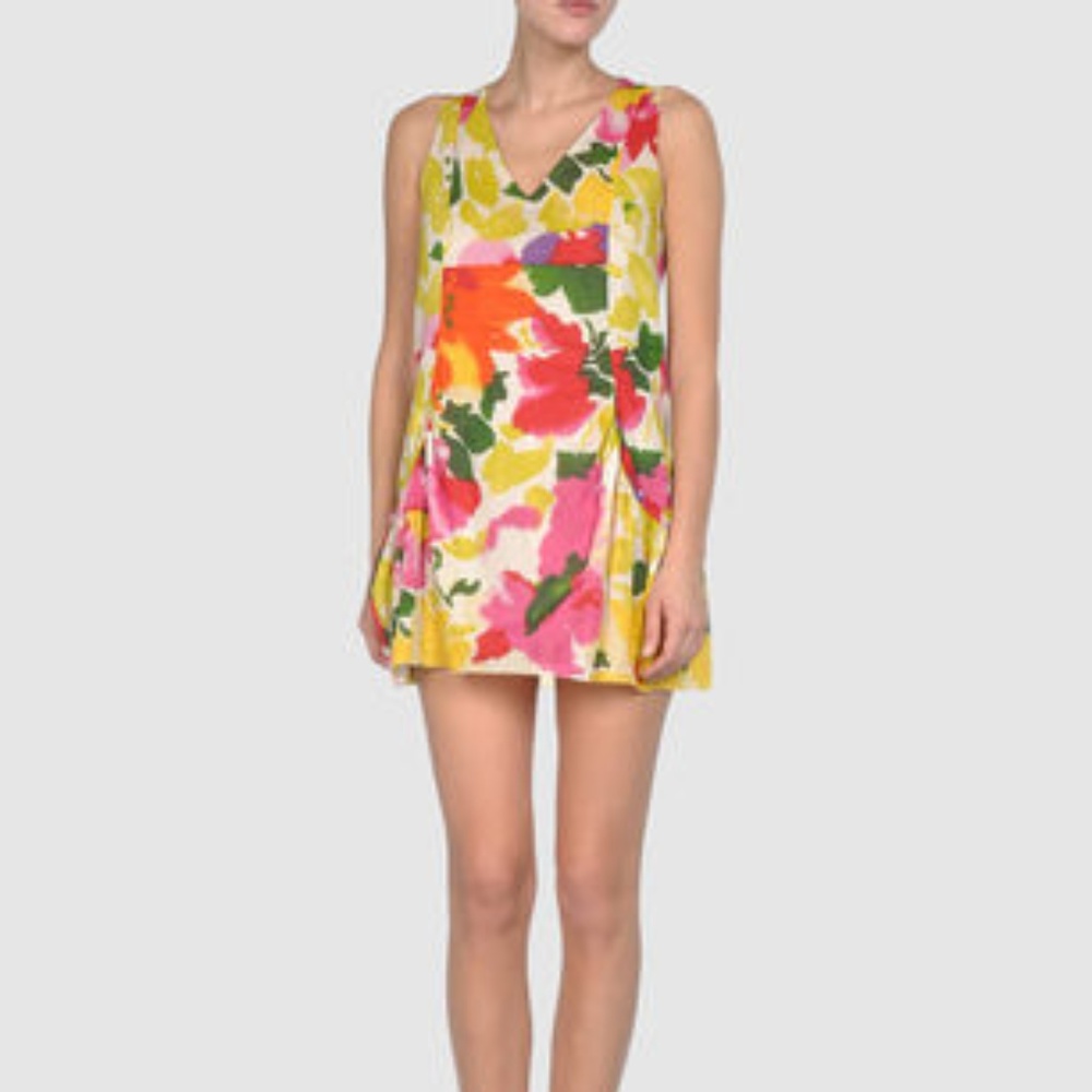 Marni Short Dress With Internal Slip Dress NWT